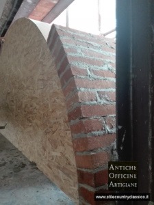 Realizzazione arco in mattoni (1)