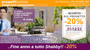 shabby chic contemporaneo progetto online