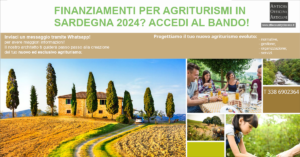 FINANZIAMENTI AGRITURISMI SARDEGNA 2024